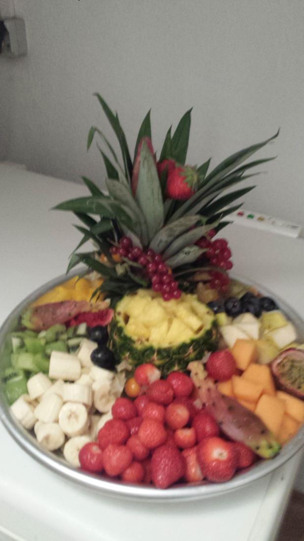 plateau de fruits pour fondue chocolat
