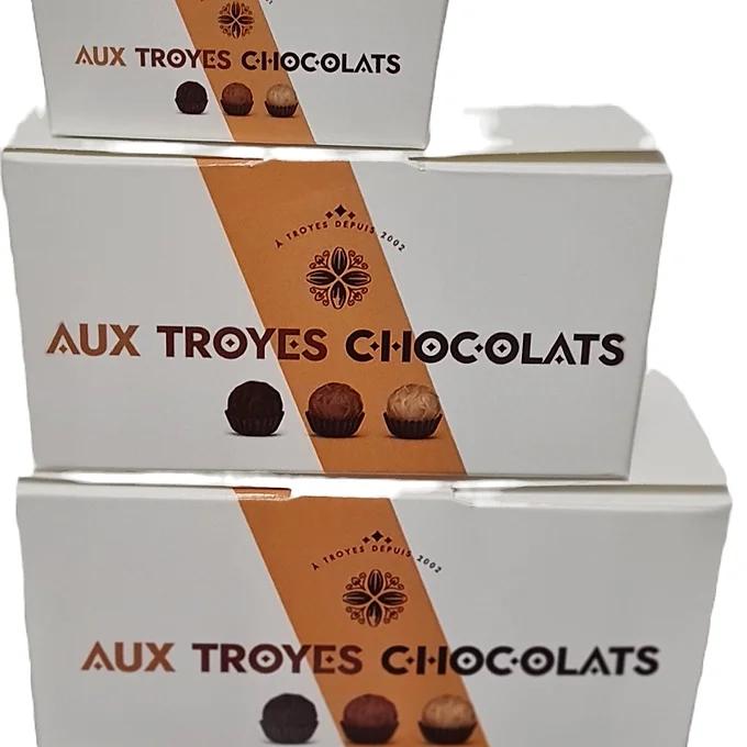 Ballotins assiette 3 chocolats