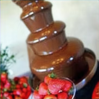 location fontaine chocolat avec chocolat noir professionnel
