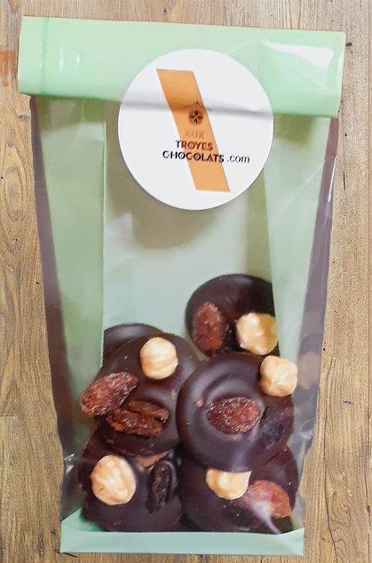 mendiants chocolat noir