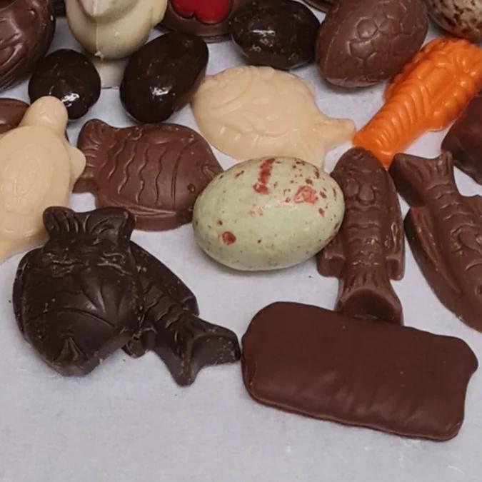 oeuf de pâques garnit pt 250g